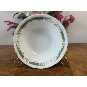 Vintage‎ Paragon Lynwood Green Floral Soup Cereal Bowl MCM Dining Retro